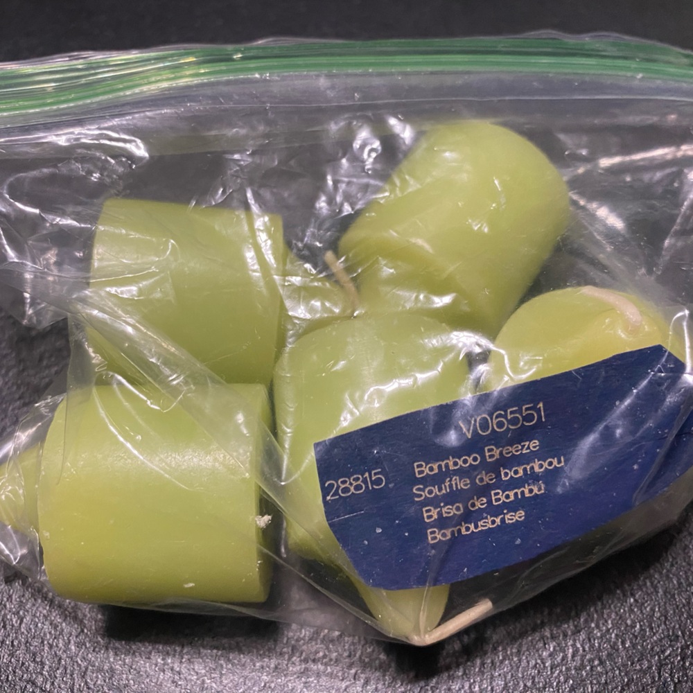 Partylite Bamboo Breeze votive candles (5)